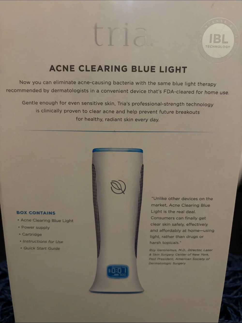 Tria acne clearing
